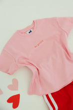 Load image into Gallery viewer, BY BILLIE Cotton wave tee - pink
