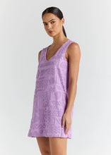 Load image into Gallery viewer, Mai Tai V Tunic Towelling Dress - Lilac

