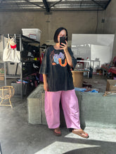 Load image into Gallery viewer, Acid Wash Pink Barrel Pants
