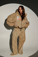 Load image into Gallery viewer, SABBI RAVING HEARTS PANTS - DRILL LEOPARD
