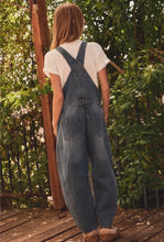 Load image into Gallery viewer, Vintage Denim Barrel Leg Overalls
