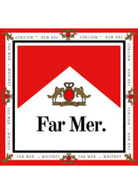 Load image into Gallery viewer, FAR MER. By Whitney &#39;MARLBORO CREST RED&#39; BANDANA SILK
