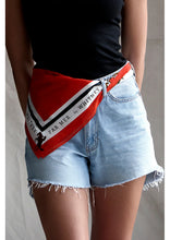 Load image into Gallery viewer, FAR MER. By Whitney &#39;MARLBORO CREST RED&#39; BANDANA SILK
