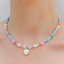 Load image into Gallery viewer, Rainbow Sun Necklace
