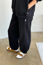 Load image into Gallery viewer, LE BON SHOPPE FRENCH TERRY BALLOON PANTS - BLACK
