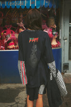 Load image into Gallery viewer, SABBI THE BE HAPPY GINGHAM LONG SLEEVE TEE
