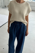 Load image into Gallery viewer, PIERRE COTTON SWEATER TOP - NATUREL

