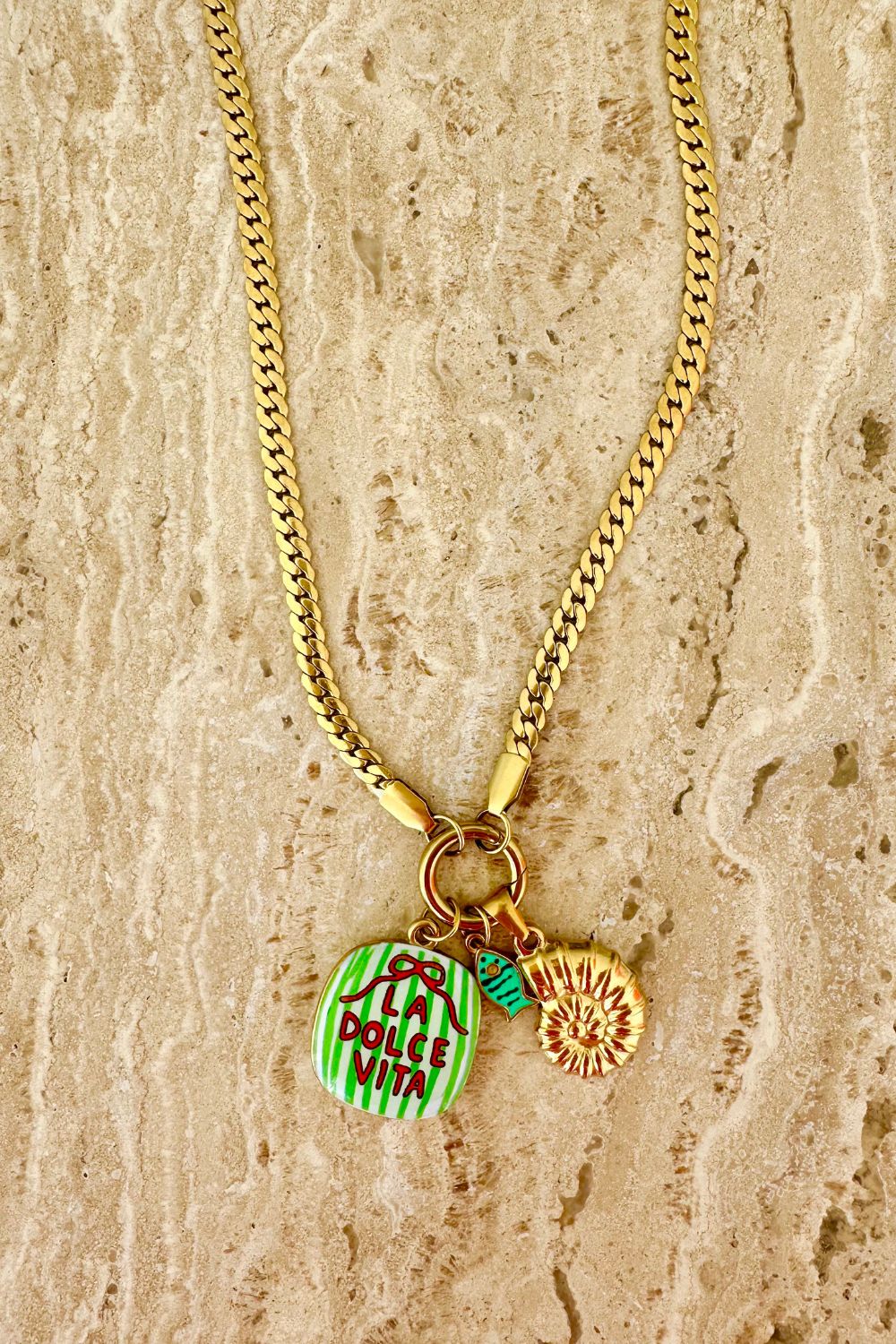 LA DOLCE VITA CHARM NECKLACE