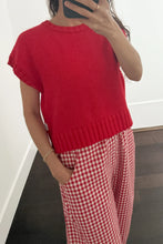 Load image into Gallery viewer, LE BON SHOPPE PIERRE COTTON SWEATER TOP - CHILLI
