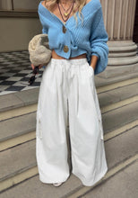 Load image into Gallery viewer, La Bohème Girls Ezra Pant Denim Cloud
