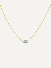 Load image into Gallery viewer, Birthstone Necklace March
