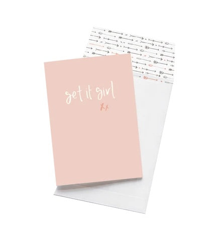 Get It Girl // Greeting Card
