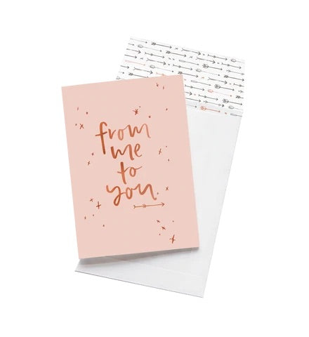 From Me To You // Greeting Card