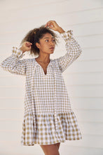Load image into Gallery viewer, Oliver Dress - Natural Gingham
