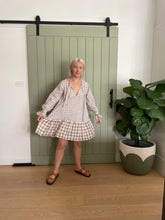 Load image into Gallery viewer, Oliver Dress - Natural Gingham
