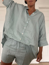 Load image into Gallery viewer, Clem Linen Blouse + Mac shorts sold as a set
